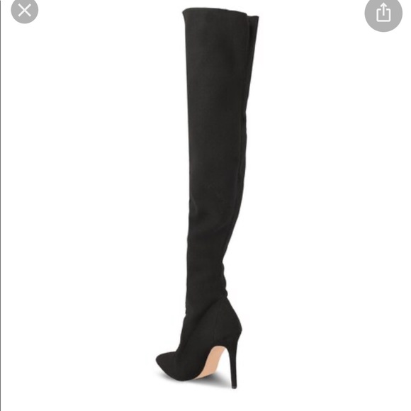 Kianiel-98 Aldo spiked heel over the knee laced up boots - Picture 2 of 13